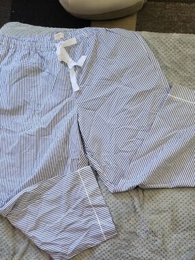 Nwt State Of Day Striped Blue and White Pajama Pants 2x